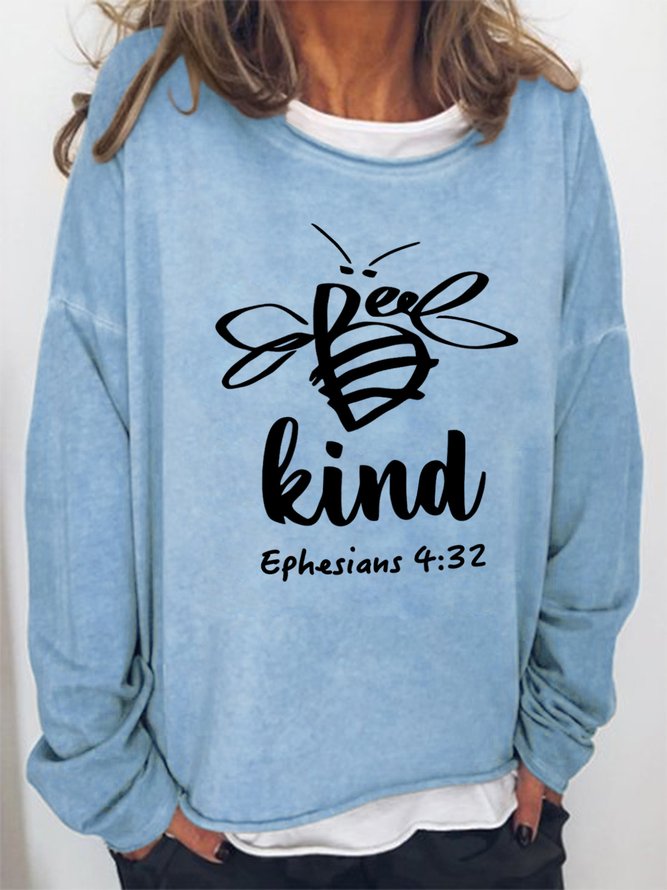 Lilicloth X Yuna Be Kind Ephesians 4:32 Women's Sweatshirts