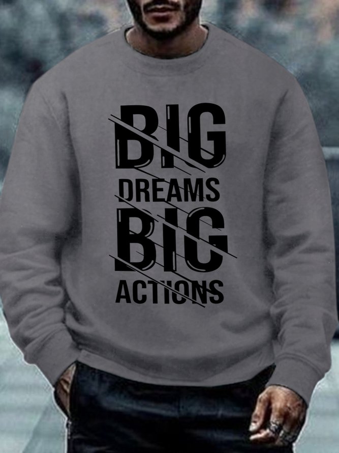 Lilicloth X Y Big Dream Big Action Men's Sweatshirt