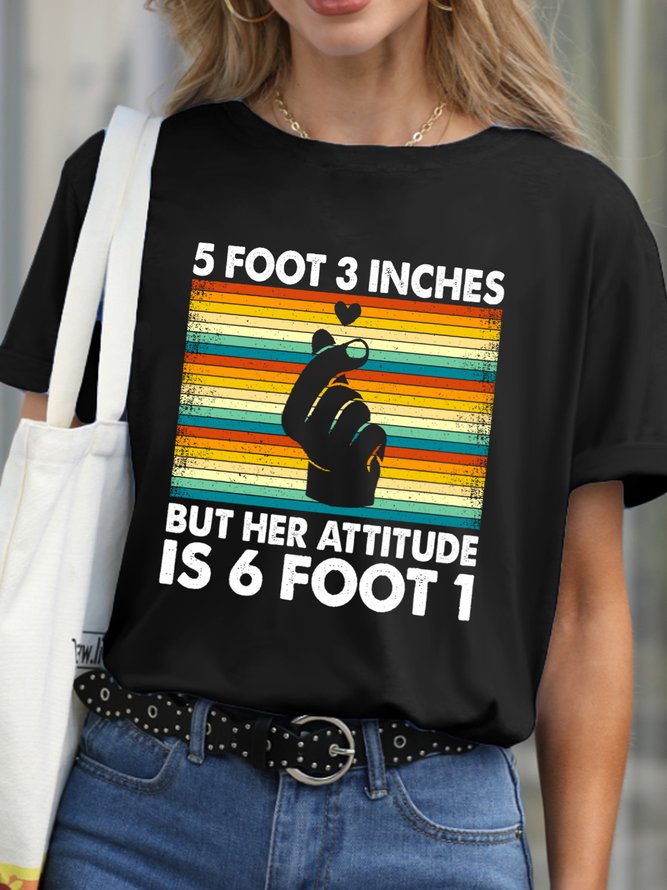 Lilicloth X Jessanjony 5 Foot 3 Inches But Her Attitude Is 6 Foot 1 Women's T-Shirt