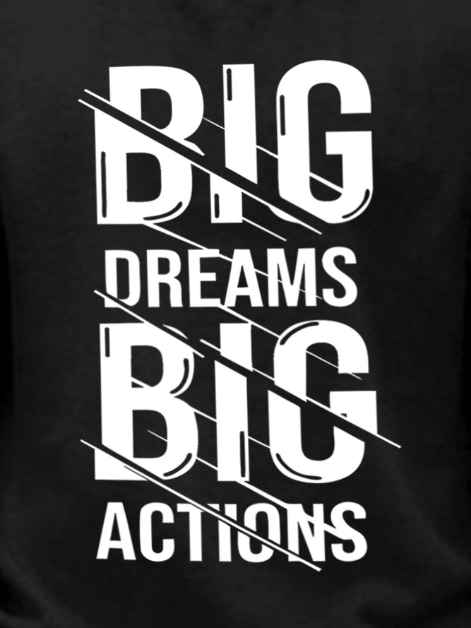 Lilicloth X Y Big Dream Big Action Men's Sweatshirt