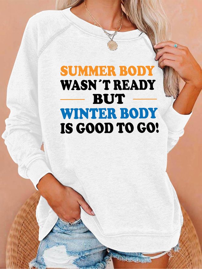 Lilicloth X Hynek Rajtr Summer Body Wasn't Ready But Winter Body Is Good To Go Women's Sweatshirts