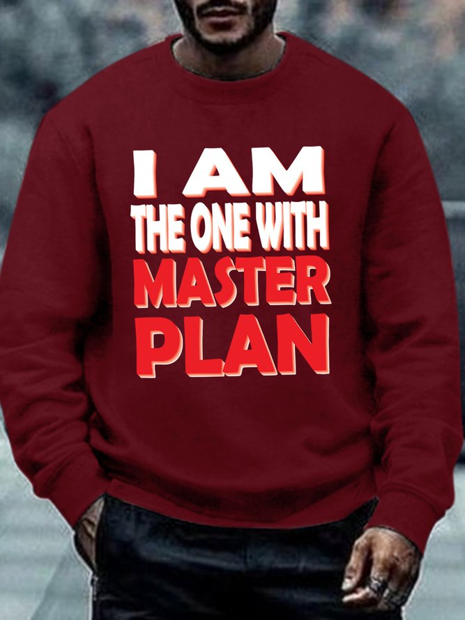 Lilicloth X Hynek Rajtr I Am The One With Master Plan Men's Sweatshirt