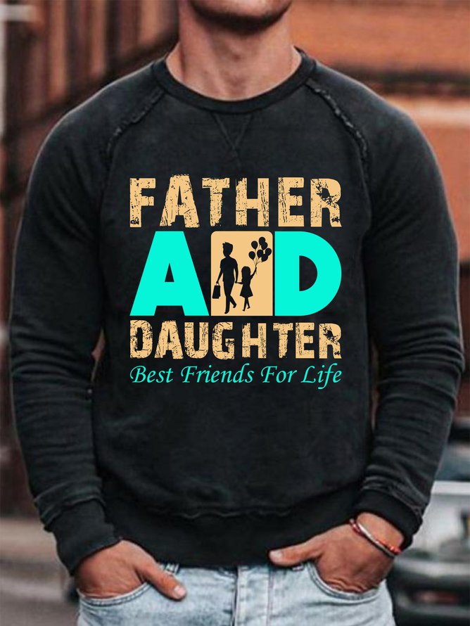 Lilicloth X Abu Father And Daughter Best Friend For Life Men's Sweatshirt