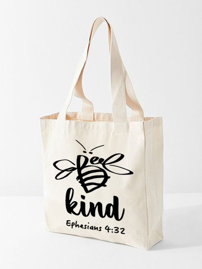 Be Kind Bee Graphic Shopping Totes