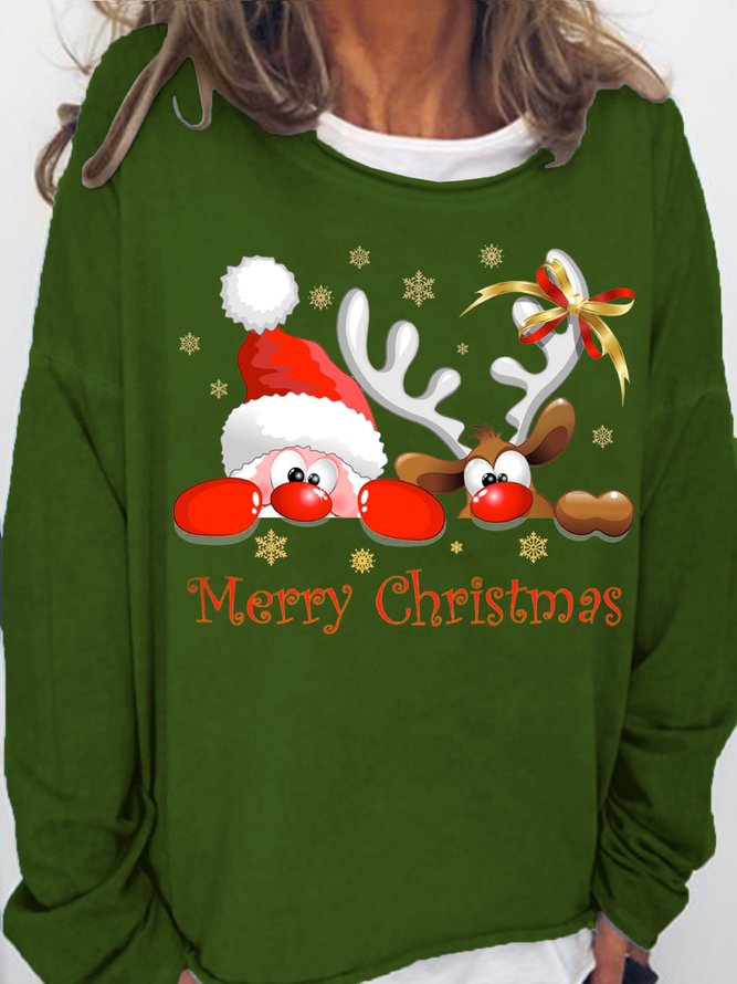 Womens Christmas Casual Sweatshirt