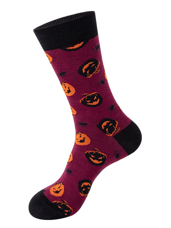 Halloween Over The Calf Socks