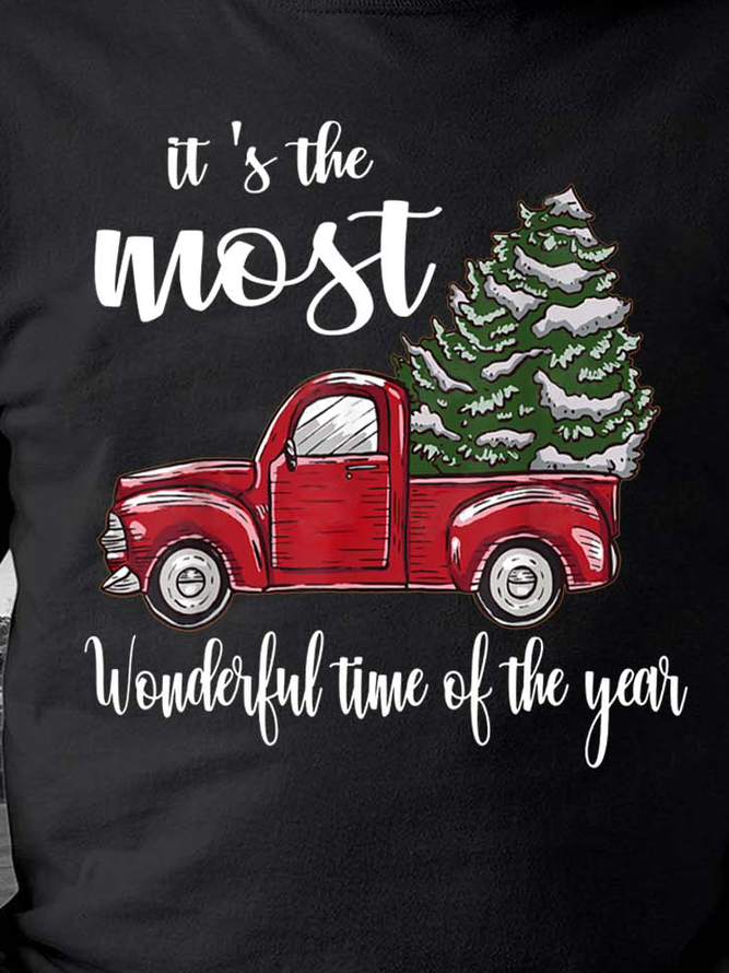 Men Most Wonderful Time Of The Year Christmas Regular Fit Casual Sweatshirt
