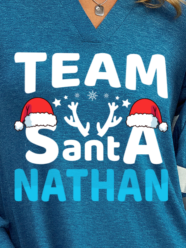 Lilicloth X Jessanjony Team Santa Nathan Women's Christmas Long Sleeve T-Shirt
