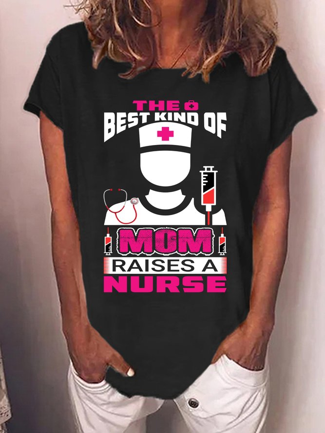 Lilicloth X Abu The Best Kind Of Mom Raises A Nurse Women's T-Shirt