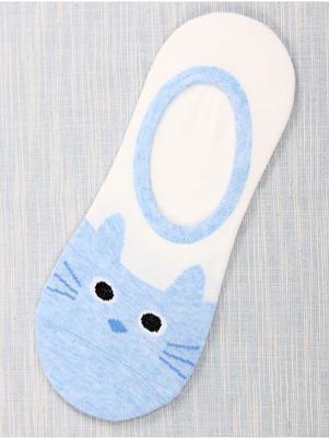 Casual Cotton Cat Pattern Socks Daily Commuter Clothes