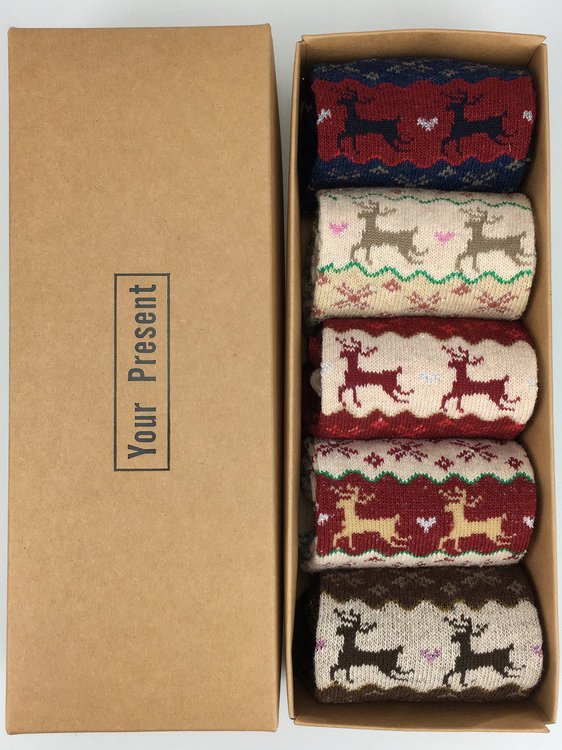 Christmas Gift Pack Over The Calf Socks