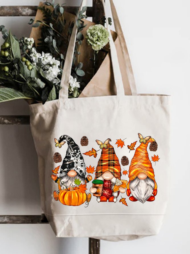 Pumpkin Gonme Halloween Graphic Shopping Totes