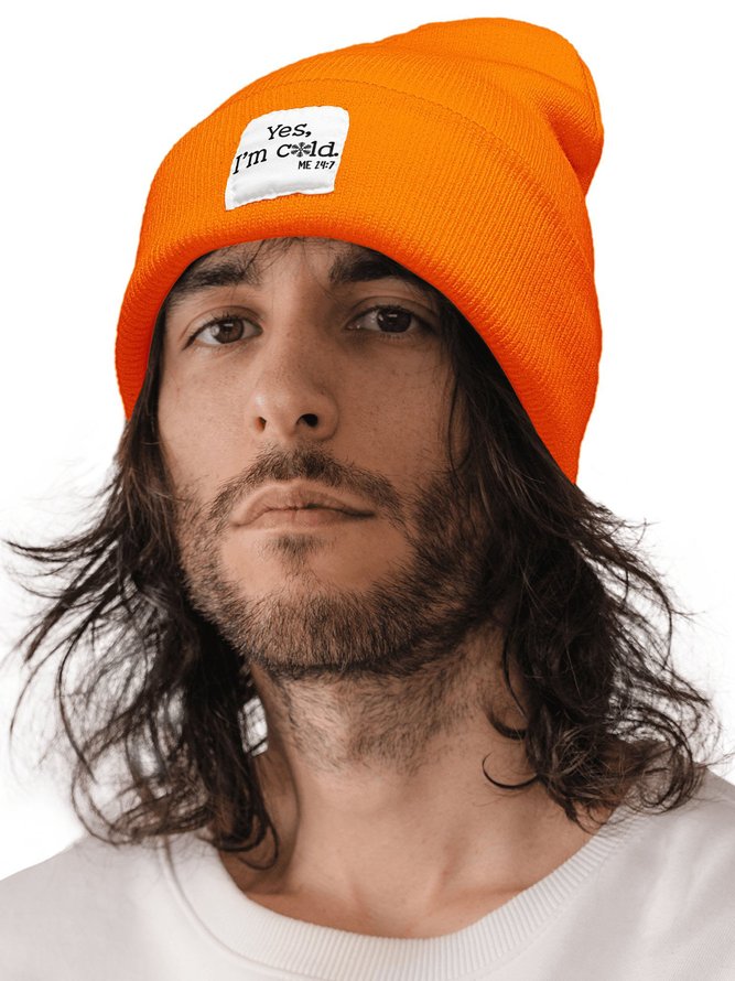 Yes I'm Cold Funny Beanie Hat