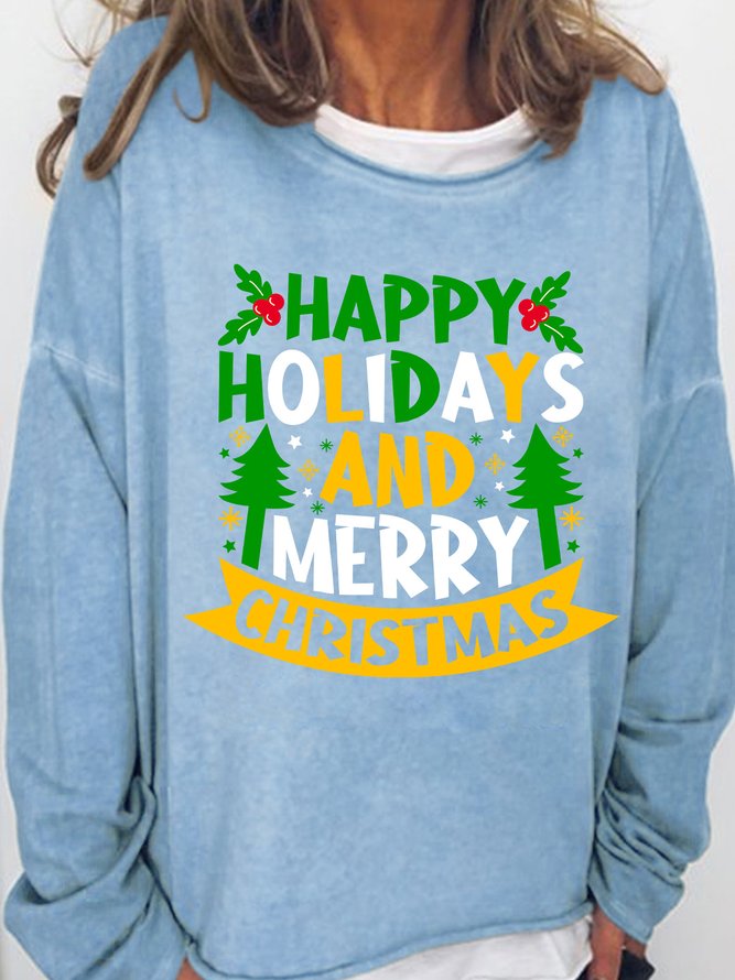 Lilicloth X Jessanjony Happy Holidays And Merry Christmas Women's Sweatshirt
