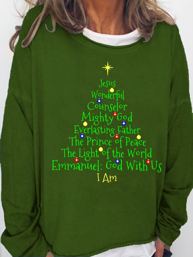 Womens Christmas Jesus Sweatshirts