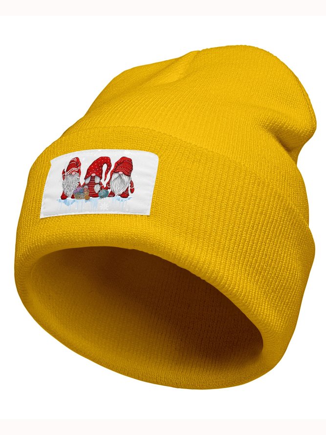 Christmas  Gnome Christmas Graphic Beanie Hat