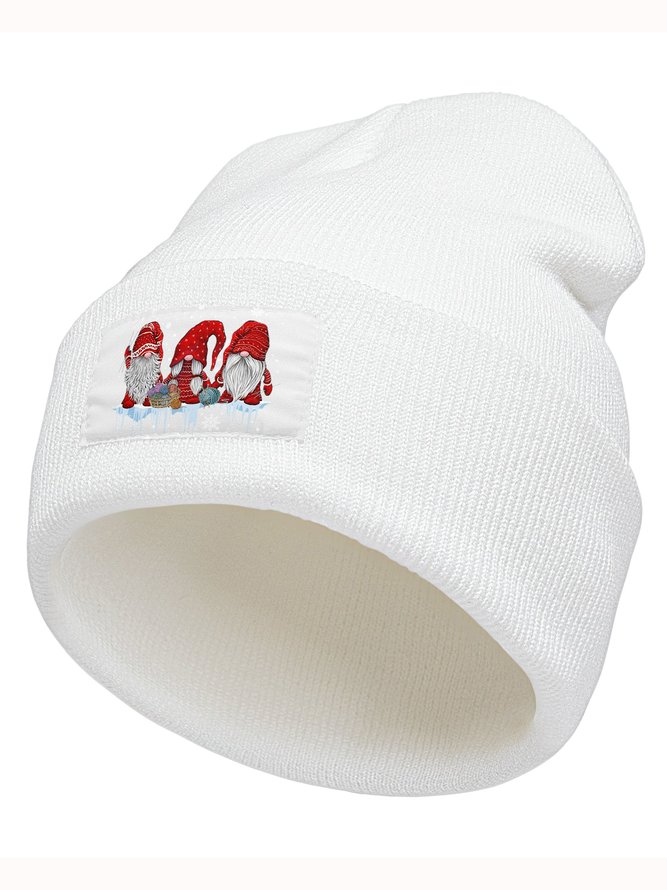Christmas  Gnome Christmas Graphic Beanie Hat