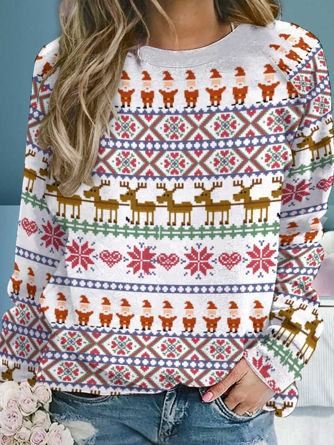 Lilicloth x Iqs Christmas Pattern Women's Sweatshirts