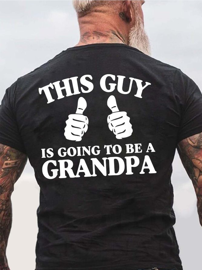 Men This Guy Going To Be A Grandpa Vintage T-Shirt