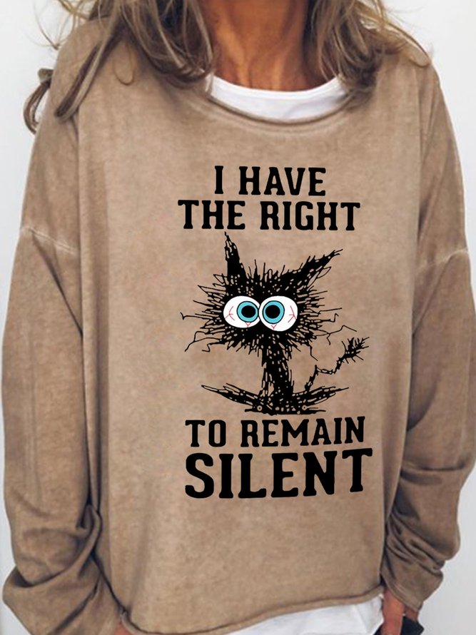 Lilicloth X Yuna I Have The Right To Remain Silent Women's Sweatshirts