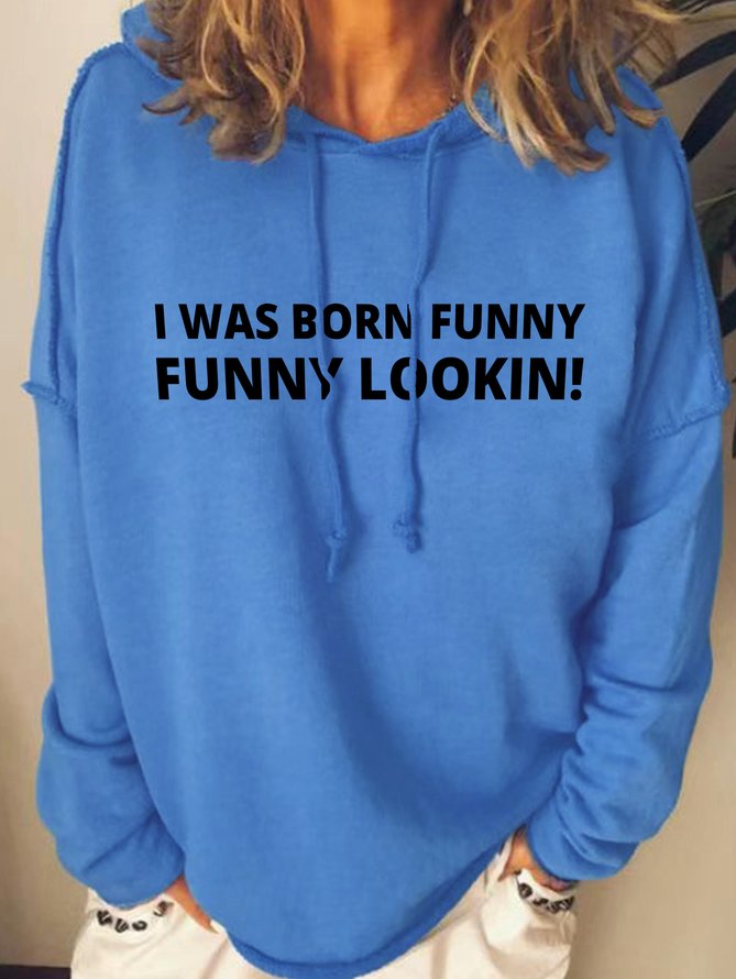Lilicloth X Kat8lyst I Was Born Funny Funny Lookin Women's Sweatshirts
