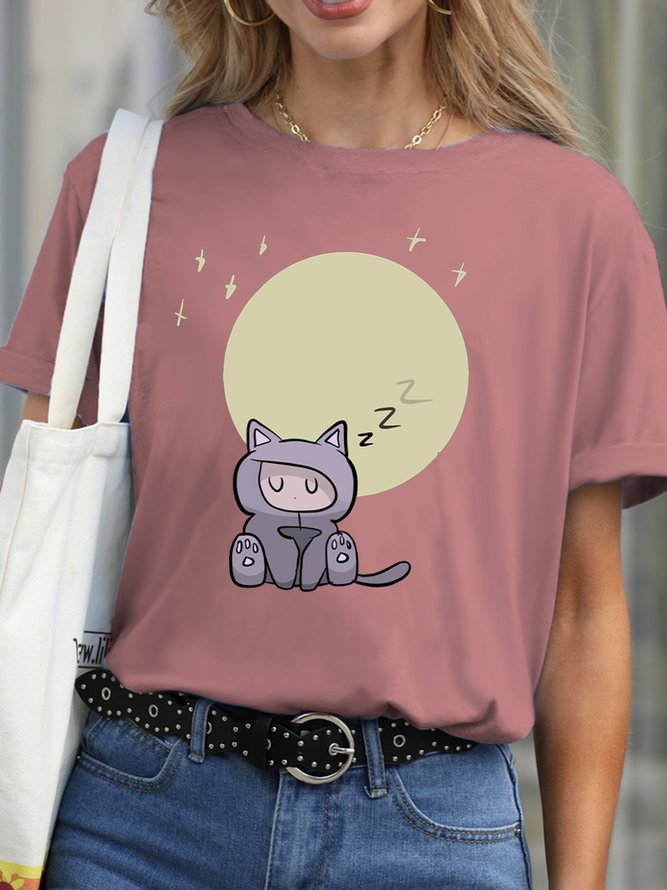 Lilicloth X Roxy Sleepy Cat Women's T-Shirt
