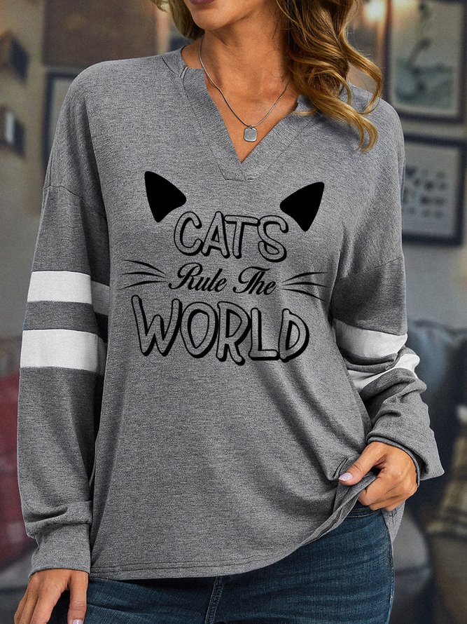 Lilicloth X Y Cats Rule The World Women's Long Sleeve T-Shirt