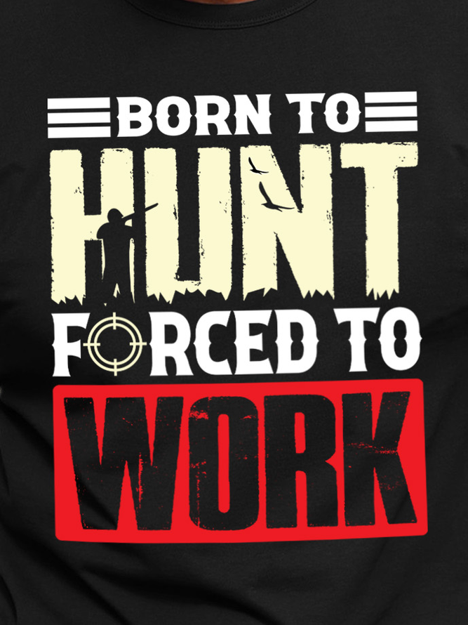 Lilicloth X Jessanjony Born To Hunt Forced To Work Men's Long Sleeve T-Shirt