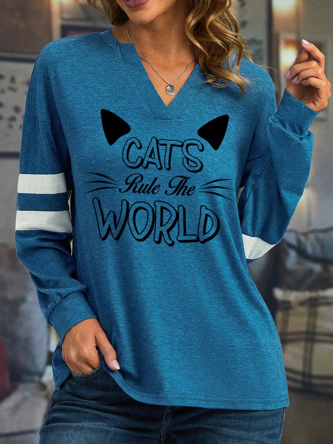 Lilicloth X Y Cats Rule The World Women's Long Sleeve T-Shirt