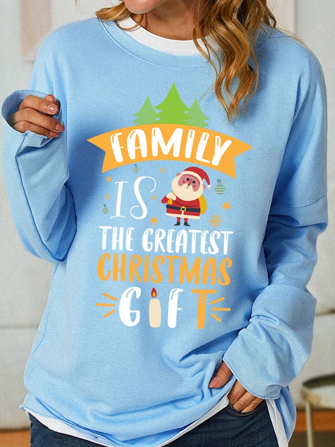 Lilicloth X Jessanjony Family Is The Greatest Christmas Gift Women's Sweatshirt