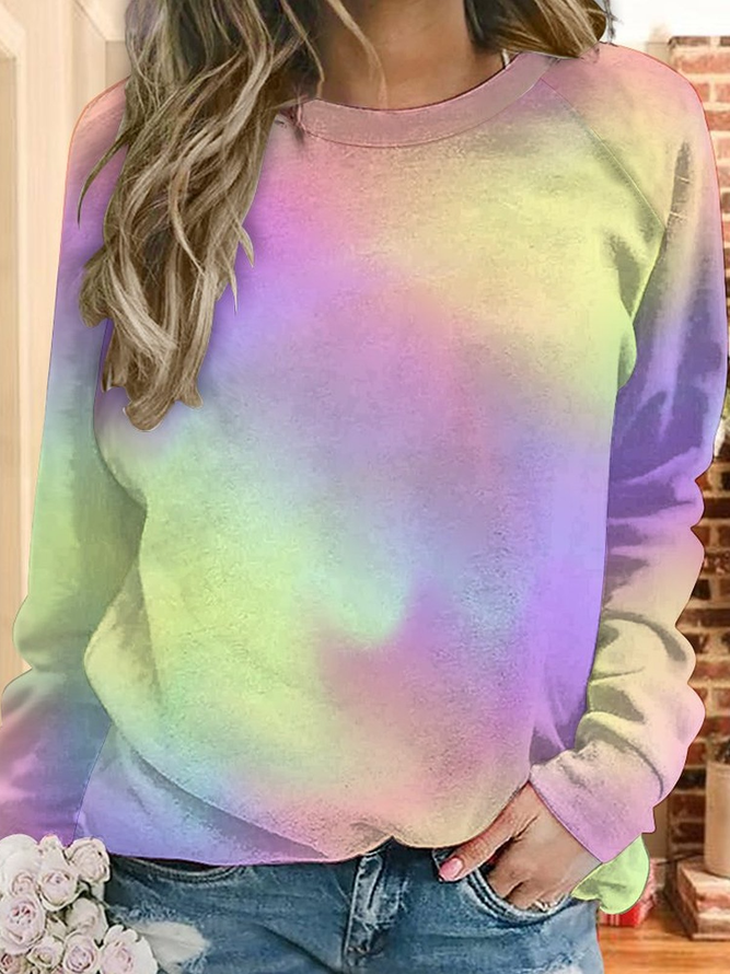 Lilicloth X Roxy Colorful Print Women's Sweatshirt