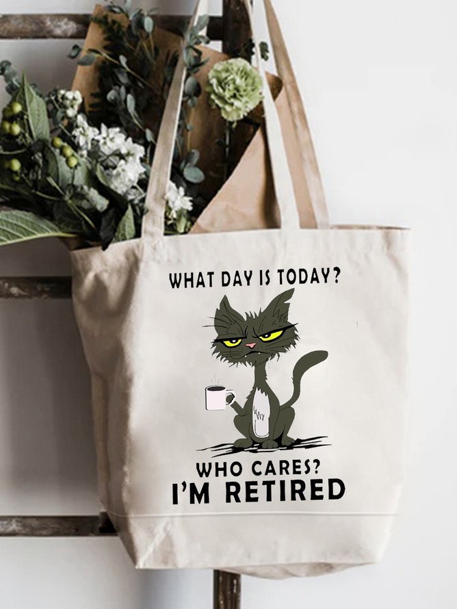Retired Cat Casual Shopping Totes