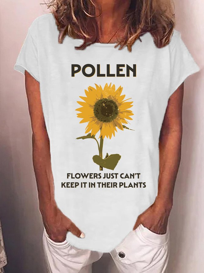 Lilicloth X Roxy Pollen Flowers Just Can't Keep It In Their Plants Women's T-Shirt