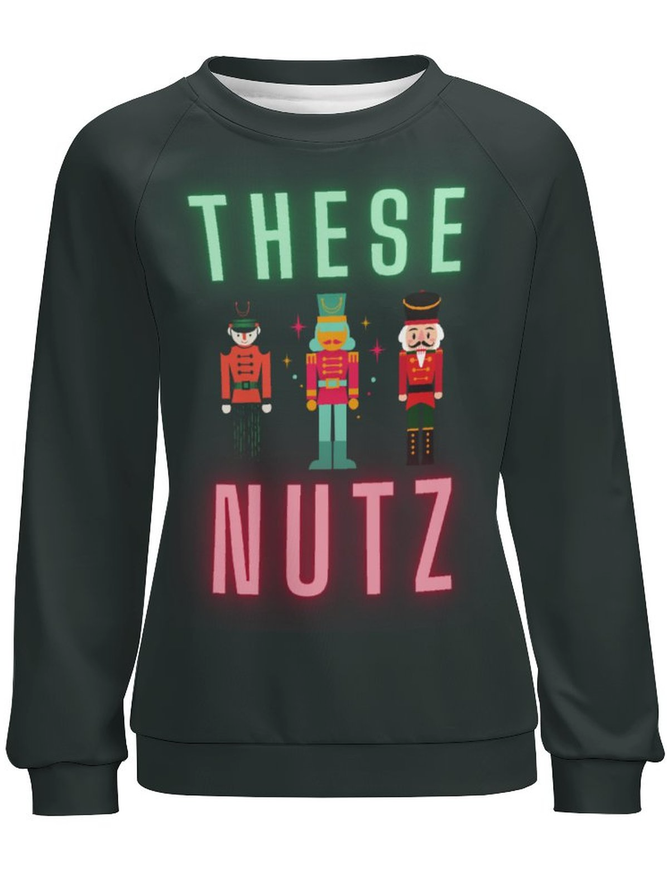 Lilicloth X Kat8lyst These Nutz Women's Christmas Sweatshirt