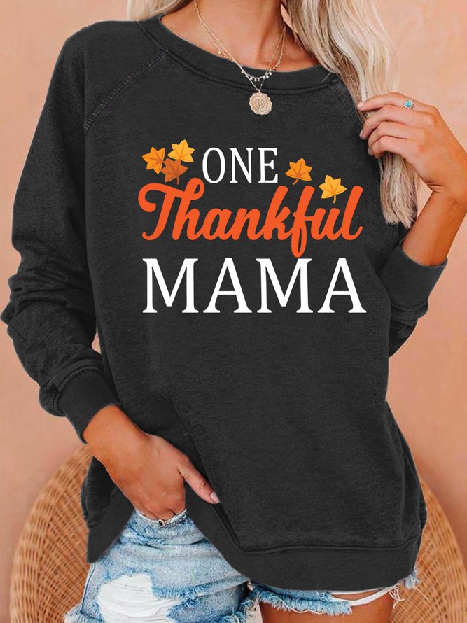 Lilicloth X Hynek Rajtr One Thankful Mama Women's Sweatshirt