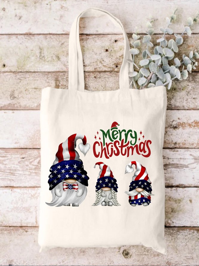Merry Christmas Goblin Christmas Graphic Shopping Tote