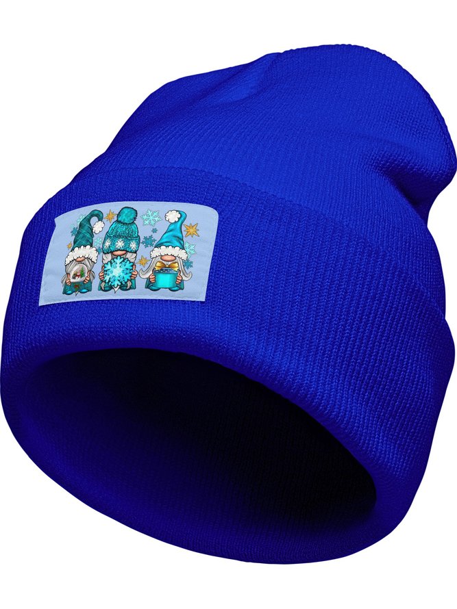 Christmas Gnome Graphic Beanie Hat