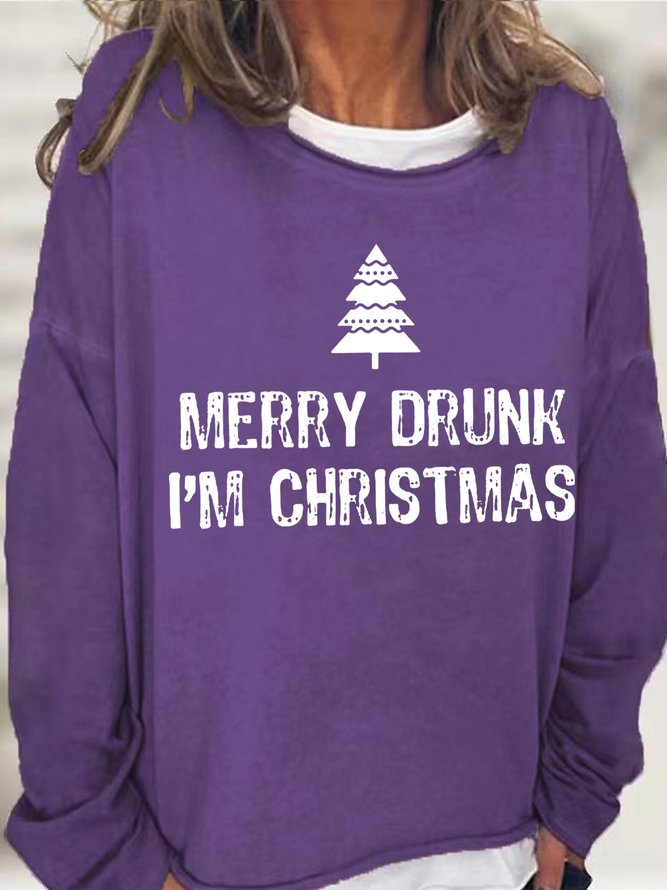 Merry Drunk I'm Christmas Women's Sweatshirt