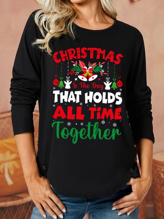 Lilicloth X Manikvskhan Christmas Is The Day That Holds All Time Together Women's Long Sleeve T-Shirt