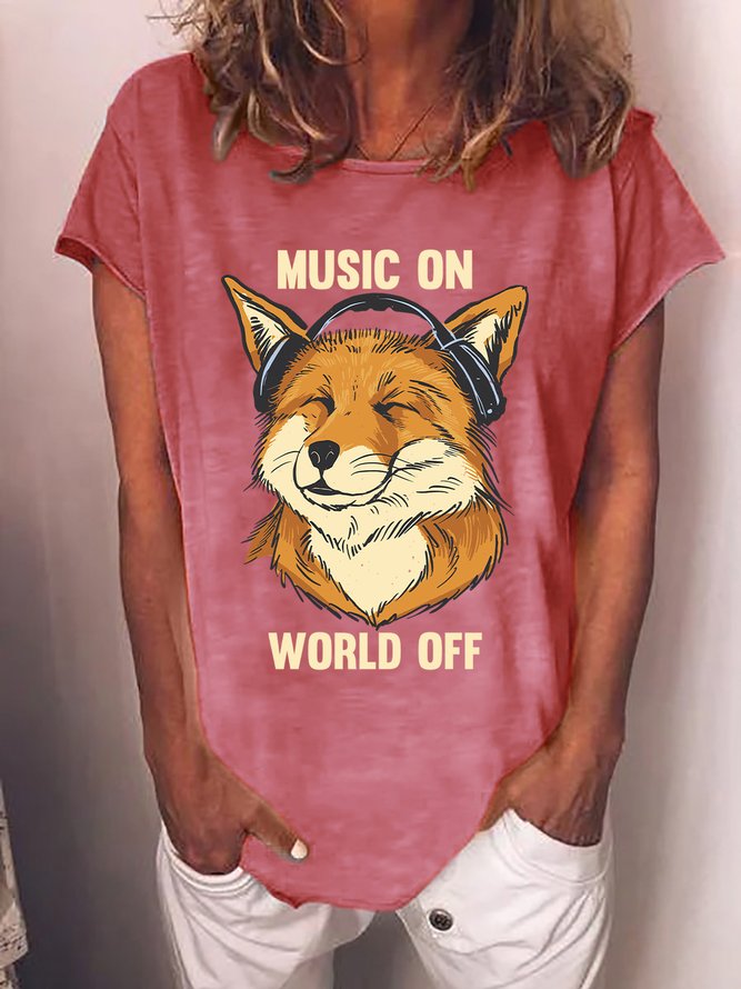Lilicloth X Jessanjony Music On World Off Women's T-Shirt