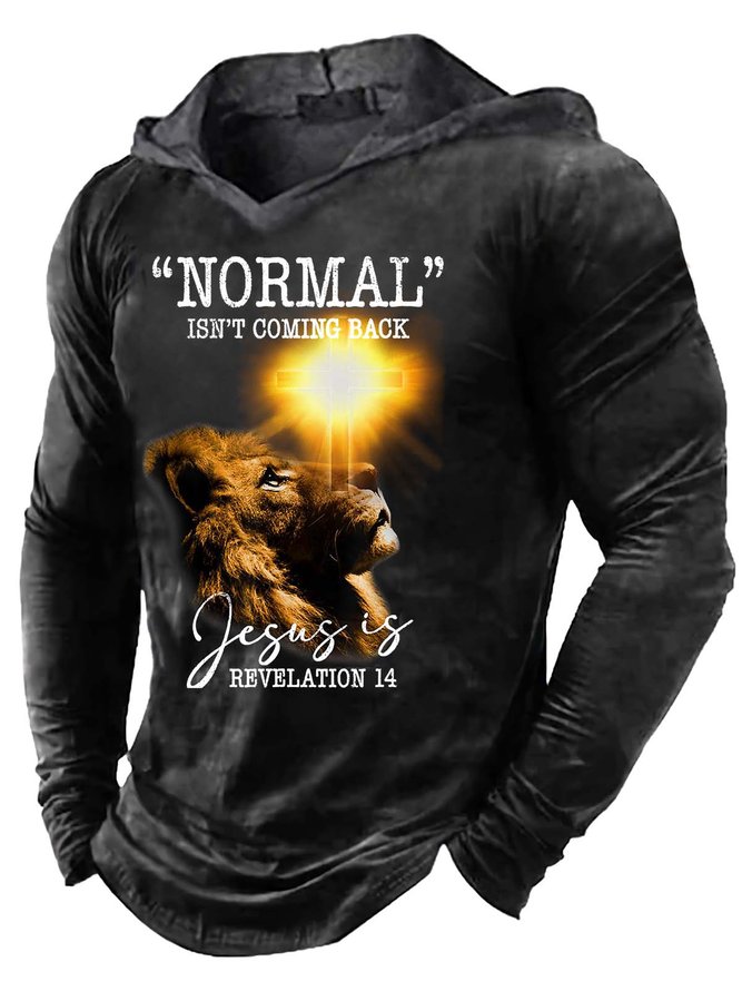 Men Normal Isn’t Coming Back Jesus Is Regular Fit Sweatshirt