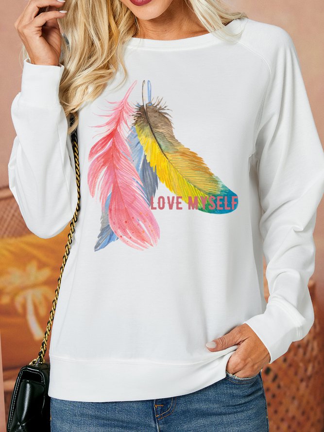 Lilicloth X Vithya Love Myself With Feather Women's Sweatshirt