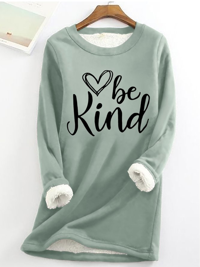 Women's Be Kind Graphic Warmth Fleece Sweatshirt
