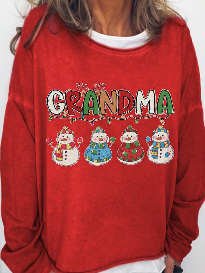 Grandma Christmas Sweatshirt Grandma Gift