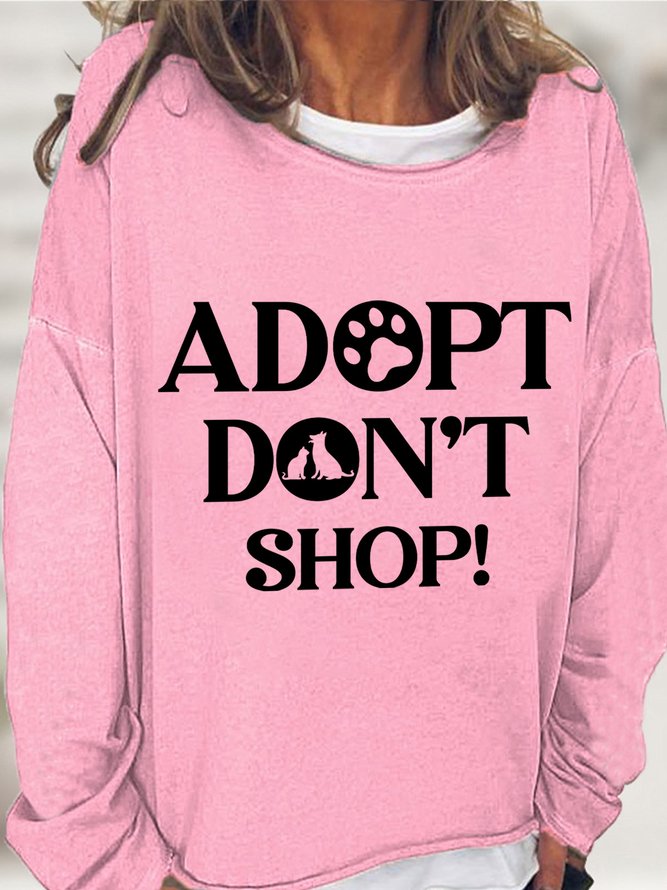 Lilicloth X Manikvskhan Adopt Dont Shop Womens Sweatshirt