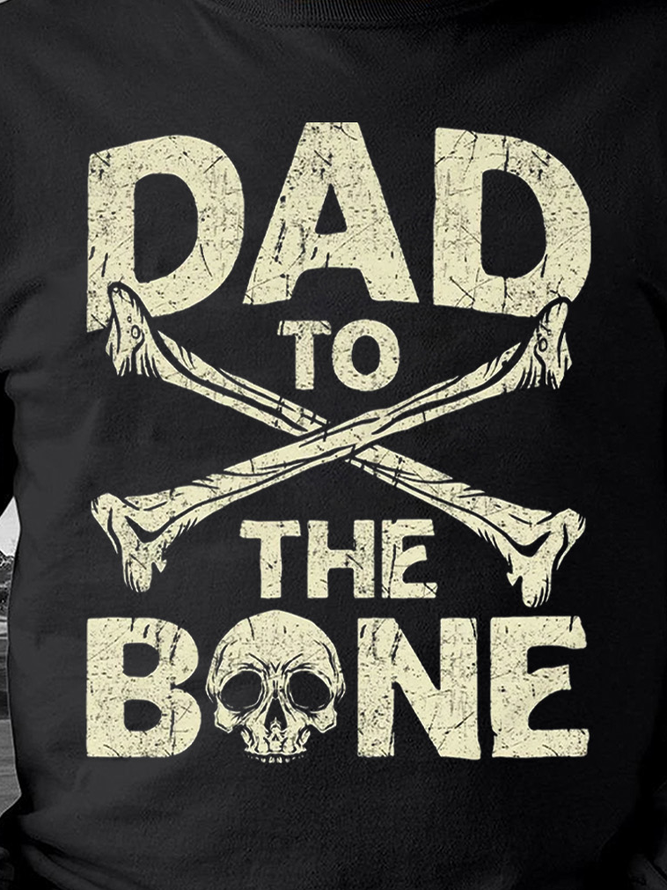 Funny Gift For Dad Dad To The Bone Mens Sweatshirt