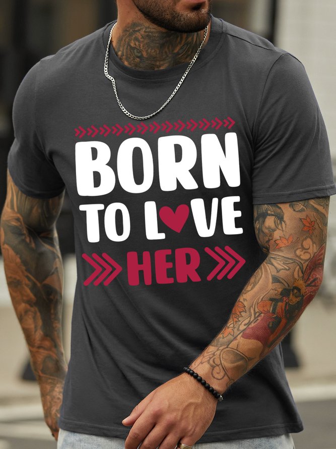Lilicloth X Jessanjony Born To Love Her Mens T-Shirt