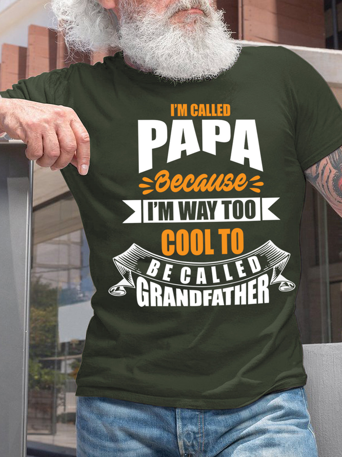 Lilicloth X Y Funny Papa Shirt Gift For Grandfather Mens T-Shirt