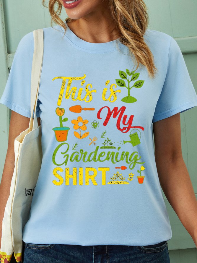 This Is My Gardening Shirt Womens T-Shirt