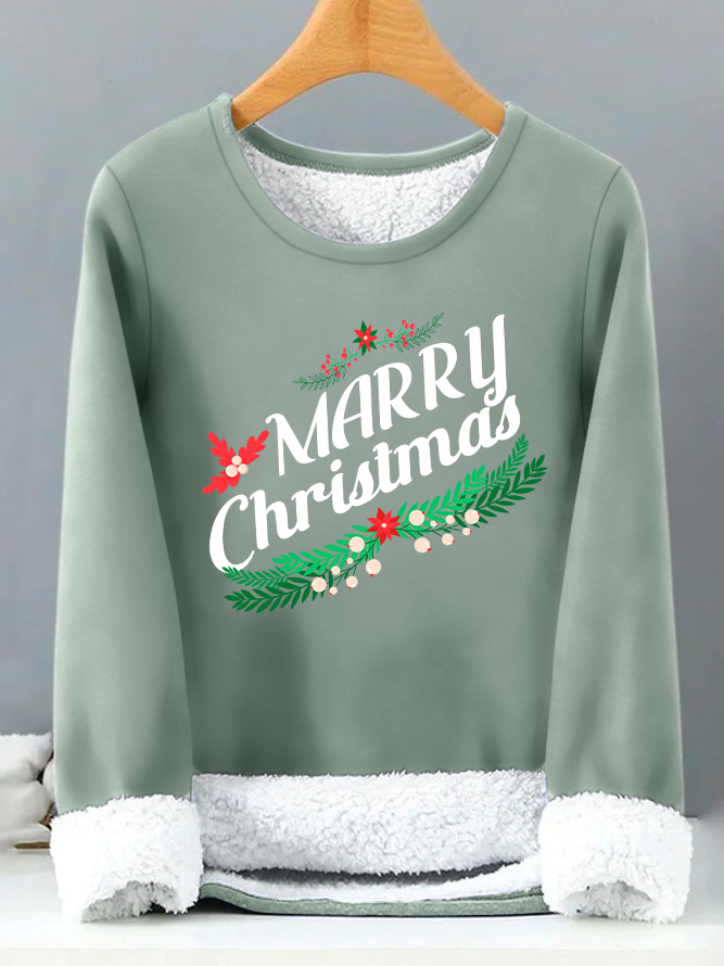 Lilicloth X Manikvskhan Merry Christmas Womens Warmth Fleece Sweatshirt